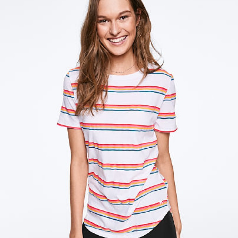 VS (Pink)  "Stripped Shirt" size  L  (reduced)